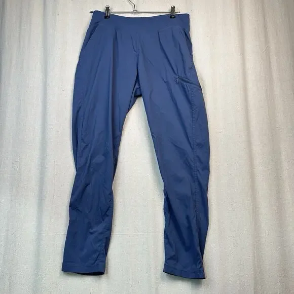 Mountain Hardwear Pants Women's Size Medium Blue Nylon Pockets Pull On Casual - Picture 1 of 10